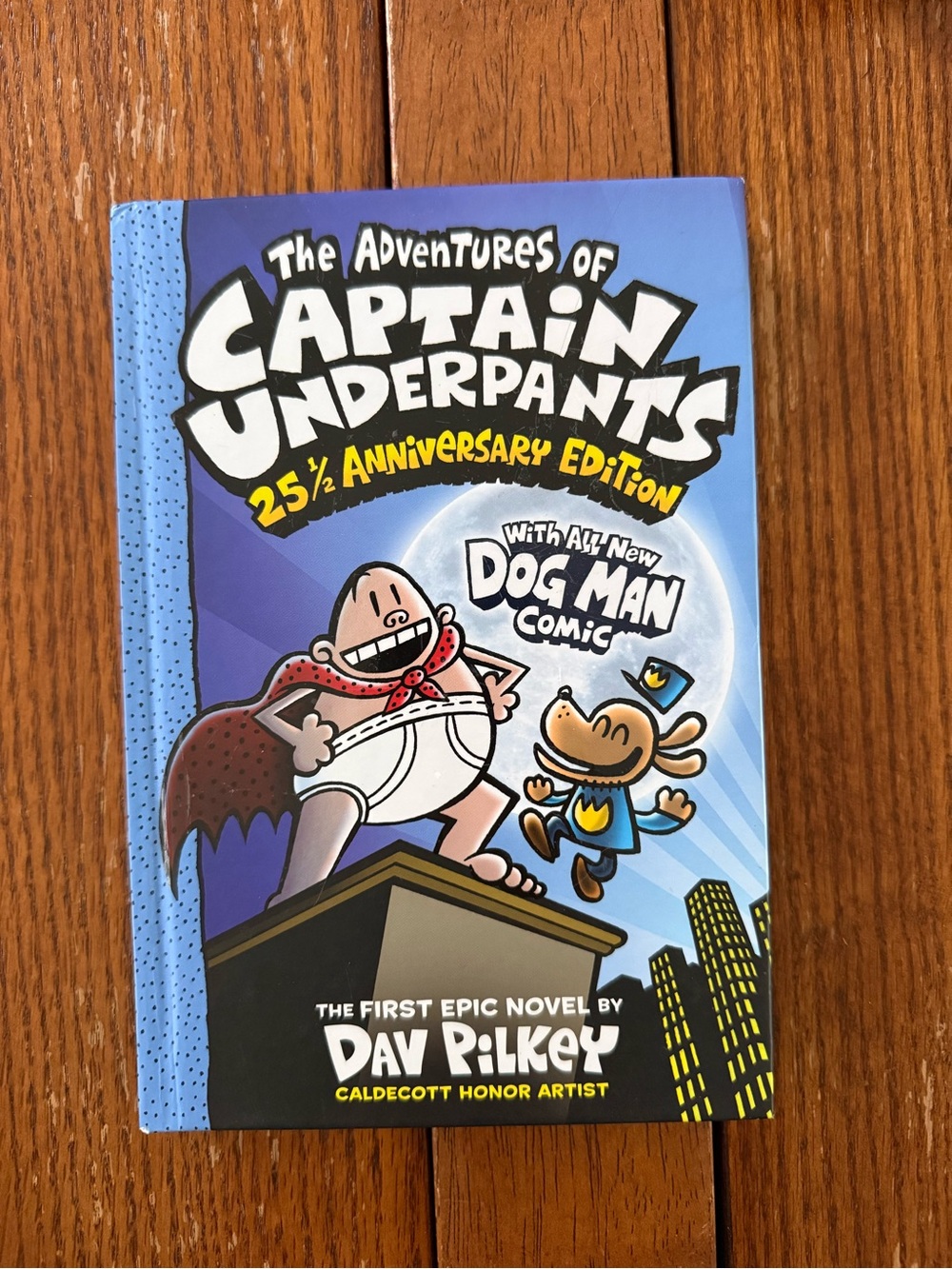 The Adventures of Captain Underpants 25½ Anniversary Edition - Blue Cover